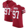 49ers #97 Nick Bosa Red Team Color Men’s Stitched Football Vapor Untouchable Elite Jersey
