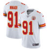 Nike Kansas City Chiefs #91 Derrick Nnadi White Men’s Stitched NFL Vapor Untouchable Limited Jersey