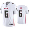 Men’s Atlanta Falcons #6 Younghoe Koo New White Vapor Untouchable Limited Stitched Jersey