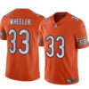 Men’s Chicago Bears #33 Ian Wheeler Orange Vapor Football Stitched Jersey