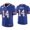 Men’s Buffalo Bills 2022 #14 Stefon Diggs Royal Blue With 2-star C Patch Vapor Untouchable Limited Stitched NFL Jersey
