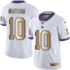 Nike Giants #10 Eli Manning White Men’s Stitched NFL Limited Gold Rush Jersey