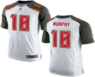 Men’s Tampa Bay Buccaneers #18 Louis Murphy White Road NFL Nike Elite Jersey