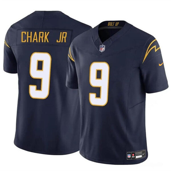 Men’s Los Angeles Chargers #9 DJ Chark Jr Navy 2024 F.U.S.E. Vapor Limited Football Stitched Jersey