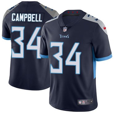 Nike Tennessee Titans #34 Earl Campbell Navy Blue Alternate Men’s Stitched NFL Vapor Untouchable Limited Jersey