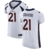 Nike Denver Broncos #21 Su’a Cravens White Men’s Stitched NFL Vapor Untouchable Elite Jersey