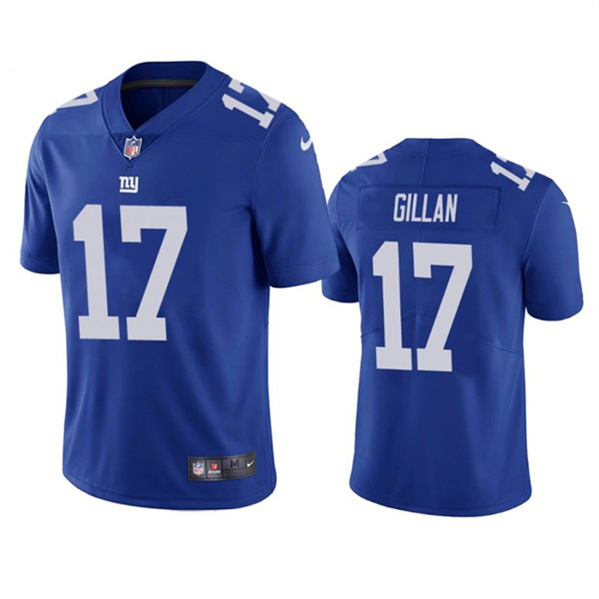 Men’s New York Giants #17 Jamie Gillan Blue Vapor Untouchable Limited Stitched Jersey