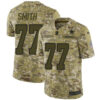 Nike Cowboys #77 Tyron Smith Camo Men’s Stitched NFL Limited 2018 Salute To Service Jersey