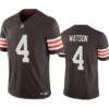 Men’s Cleveland Browns #4 Deshaun Watson Brown 2023 F.U.S.E. Vapor Untouchable Limited Stitched Jersey