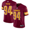 Men’s Washington Commanders #94 Da’Ron Payne 2022 Burgundy Vapor Limited Stitched Jersey