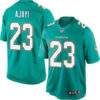 Men’s Miami Dolphins #23 Jay Ajayi Green Team Color Stitched NFL Nike Game Jersey