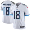 Nike Tennessee Titans #18 Rishard Matthews White Men’s Stitched NFL Vapor Untouchable Limited Jersey