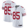 Nike 49ers #85 George Kittle White Men’s Stitched NFL Vapor Untouchable Limited Jersey
