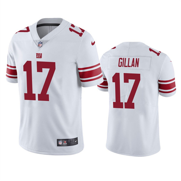 Men’s New York Giants #17 Jamie Gillan White Vapor Untouchable Limited Stitched Jersey
