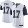 Men’s Nike Dallas Cowboys #17 Allen Hurns White Stitched NFL Limited Rush Jersey