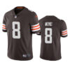 Men’s Cleveland Browns #8 Kellen Mond Brown Vapor Untouchable Limited Stitched Jersey