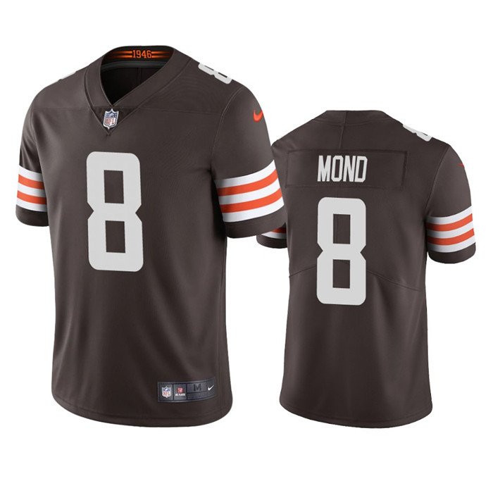 Men’s Cleveland Browns #8 Kellen Mond Brown Vapor Untouchable Limited Stitched Jersey