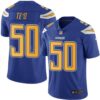 Nike Chargers #50 Manti Te’o Electric Blue Men’s Stitched NFL Limited Rush Jersey