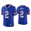 Men’s Buffalo Bills #2 Tyler Bass Blue Vapor Untouchable Limited Stitched Jersey