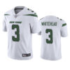 Men’s New York Jets #3 Jordan Whitehead White Vapor Untouchable Limited Stitched Jersey