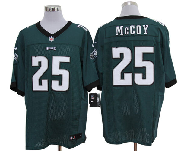 Size 60 4XL-LeSean McCoy Philadelphia Eagles #25 Green Stitched Nike Elite NFL Jerseys
