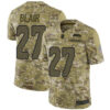 Seahawks #27 Marquise Blair Camo Men’s Stitched Football Limited 2018 Salute To Service Jersey