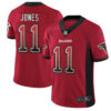 Nike Falcons #11 Julio Jones Red Team Color Men’s Stitched NFL Limited Rush Drift Fashion Jersey