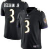 Nike Baltimore Ravens #3 Odell Beckham Jr Black Vapor Untouchable Limited Jersey