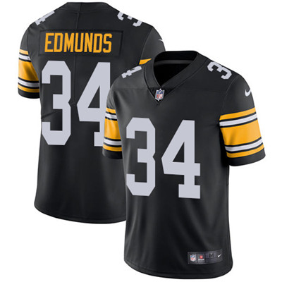 Nike Pittsburgh Steelers #34 Terrell Edmunds Black Alternate Men’s Stitched NFL Vapor Untouchable Limited Jersey