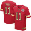 Nike Chiefs #11 Alex Smith Red Team Color Men’s Stitched NFL Elite Gold Jersey
