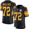 Men’s Pittsburgh Steelers #72 Cody Wallace Black 2016 Color Rush Stitched NFL Nike Limited Jersey