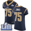 #75 Elite Deacon Jones Navy Blue Nike NFL Home Men’s Jersey Los Angeles Rams Vapor Untouchable Super Bowl LIII Bound