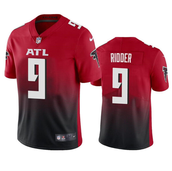 Men’s Atlanta Falcons #9 Desmond Ridder Red Black 2023 F.U.S.E. Vapor Untouchable Limited Football Stitched Jersey