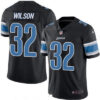 Men’s Detroit Lions #32 Tavon Wilson Black 2016 Color Rush Stitched NFL Nike Limited Jersey