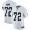 Nike Oakland Raiders #72 Donald Penn White Men’s Stitched NFL Vapor Untouchable Limited Jersey
