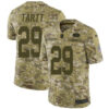 Nike 49ers #29 Jaquiski Tartt Camo Men’s Stitched NFL Limited 2018 Salute To Service Jersey