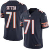 Men’s Chicago Bears #71 Josh Sitton Navy Blue 2016 Color Rush Stitched NFL Nike Limited Jersey