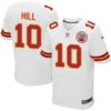 Nike Chiefs #10 Tyreek Hill White Men’s Stitched NFL Elite Jersey