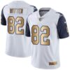Nike Cowboys #82 Jason Witten White Men’s Stitched NFL Limited Gold Rush Jersey