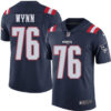 Nike New England Patriots #76 Isaiah Wynn Navy Blue Men’s Stitched NFL Limited Rush Jersey