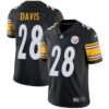 Nike Pittsburgh Steelers #28 Sean Davis Black Team Color Men’s Stitched NFL Vapor Untouchable Limited Jersey