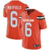 Nike Cleveland Browns #6 Baker Mayfield Orange Alternate Men’s Stitched NFL Vapor Untouchable Limited Jersey
