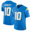 Men’s Los Angeles Chargers #10 Justin Herbert Blue 2023 F.U.S.E. Vapor Untouchable Limited Stitched Jersey