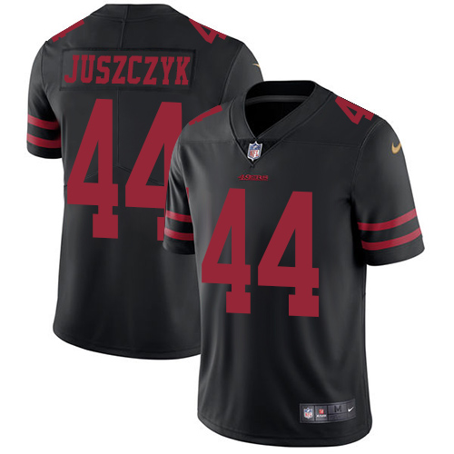 Nike 49ers #44 Kyle Juszczyk Black Alternate Men’s Stitched NFL Vapor Untouchable Limited Jersey