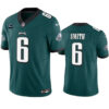 Men’s Philadelphia Eagles #6 DeVonta Smith Green 2023 F.U.S.E. With 1-Star C Patch Vapor Untouchable Limited Football Stitched Jersey