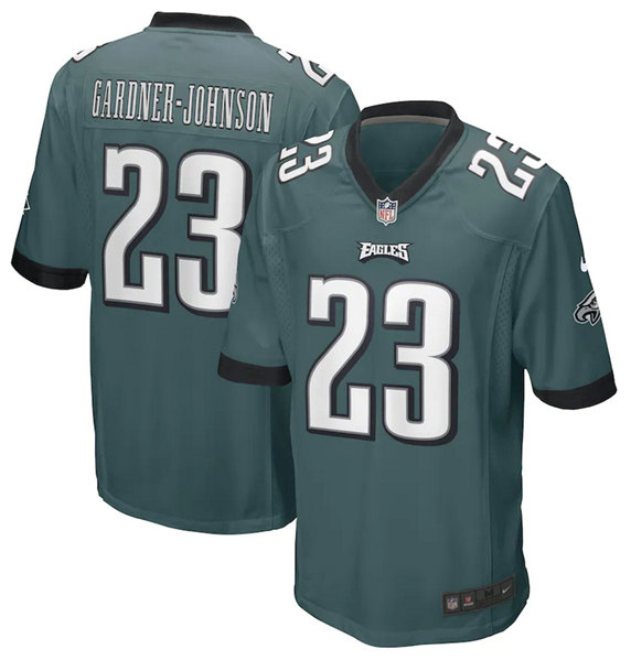 Men’s Philadelphia Eagles #23 C.J. Gardner-Johnson Green Stitched Game Jersey