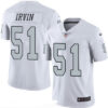 Men’s Oakland Raiders #51 Bruce Irvin White 2016 Color Rush Stitched NFL Nike Limited Jersey