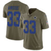 Nike Dallas Cowboys #33 Chidobe Awuzie Olive Men’s Stitched NFL Limited 2017 Salute To Service Jersey