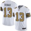Nike Saints #13 Michael Thomas White Men’s Stitched NFL Limited Rush Jersey