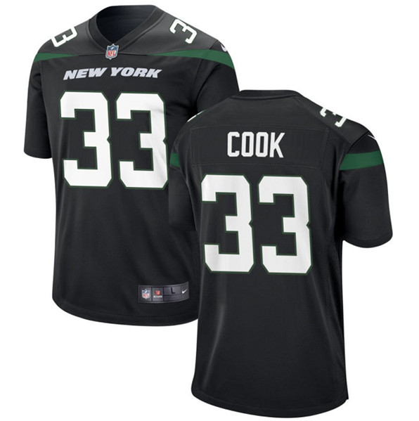 Men’s New York Jets #33 Dalvin Cook Black Stitched Vapor Untouchable Limited Jersey